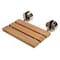 Alfi Brand ALFI brand ABS16R 16" Folding Teak Wood Shower Seat Bench ABS16R-BN - alternate 1